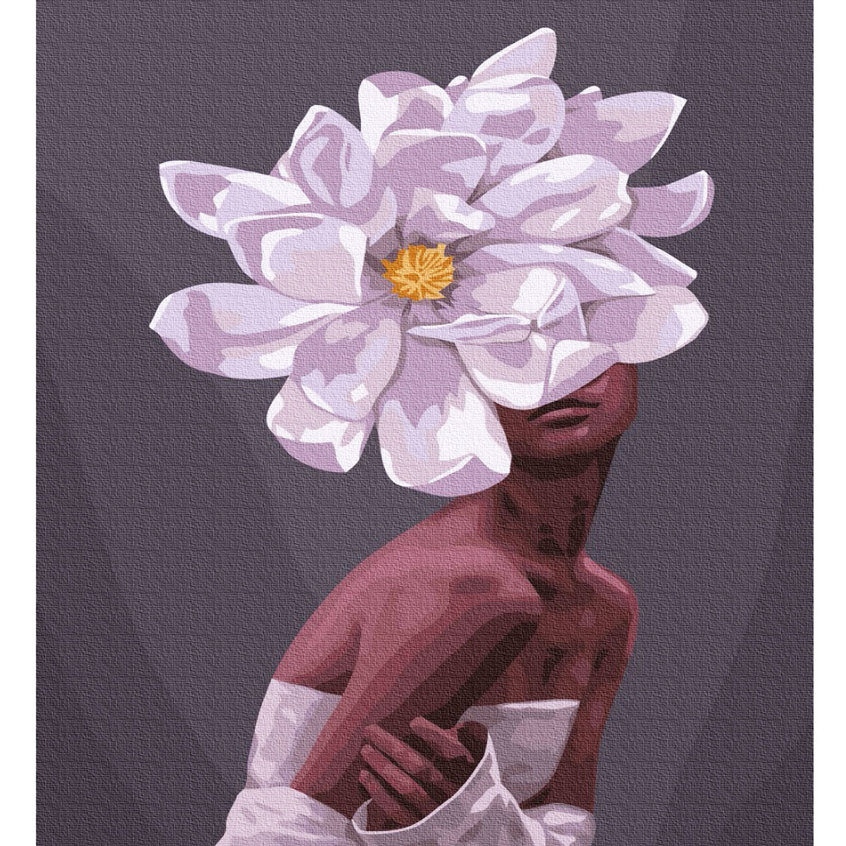 Картина по номерам 'В обьятиях цветов'