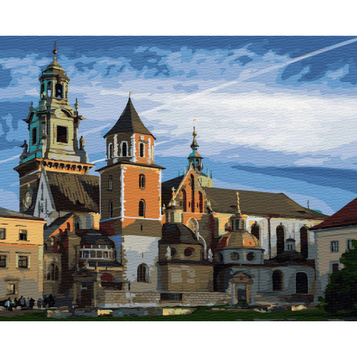 Картина за номерами 'Вавельський замок у Кракові'