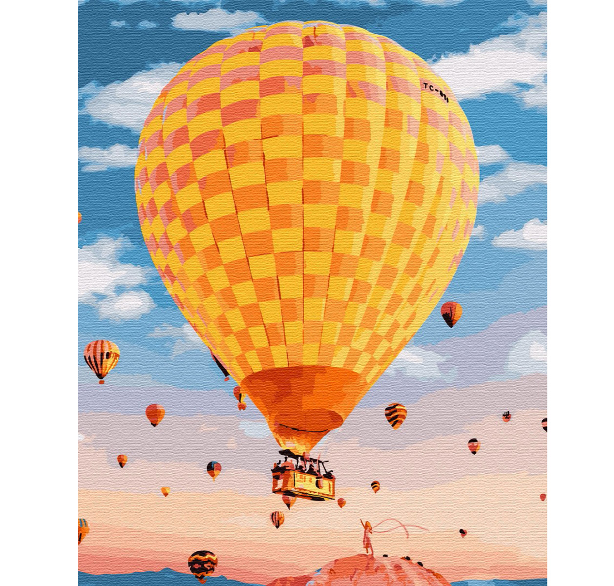 Картина по номерам 'Воздушный шар'