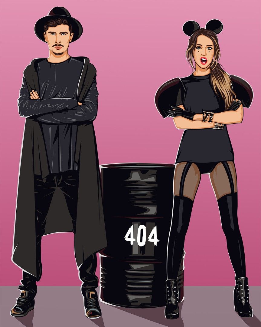 Картина за номерами 'Время и стекло 404'