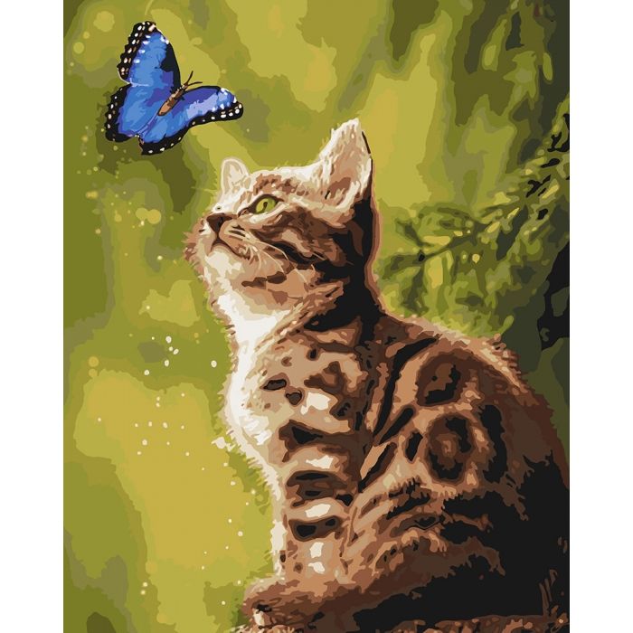 Картина по номерам 'Загадочная бабочка'
