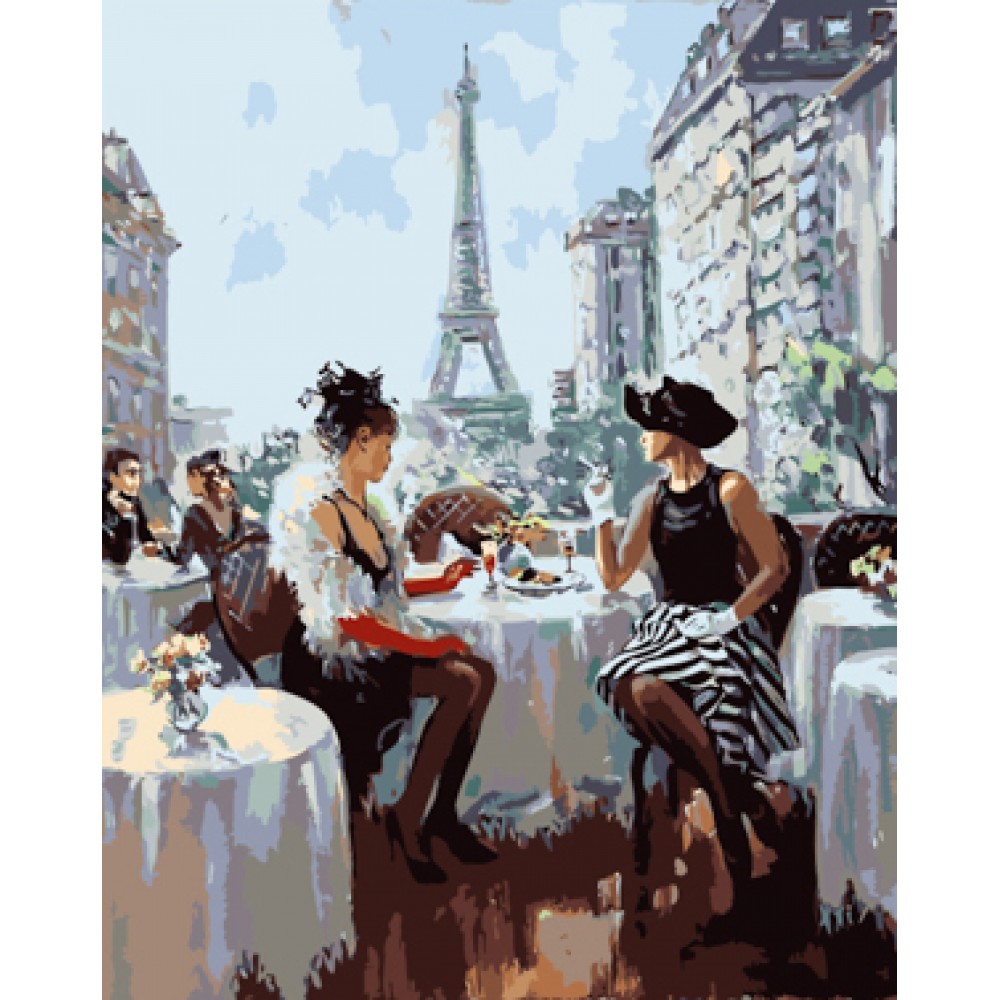 Картина по номерам 'Завтрак в Париже'