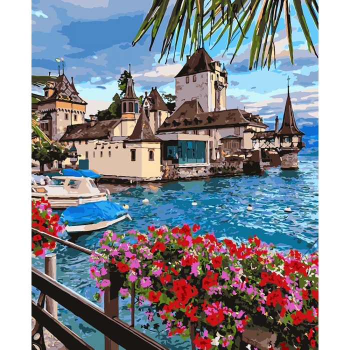 Картина за номерами на полотні 'Чудова Швейцарія'