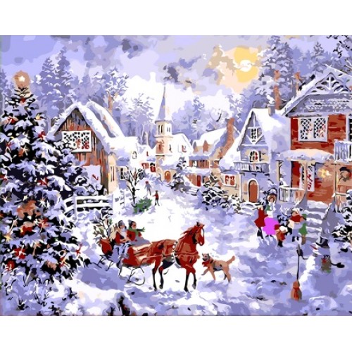 Картина по номерам 'Рождественские колядки'