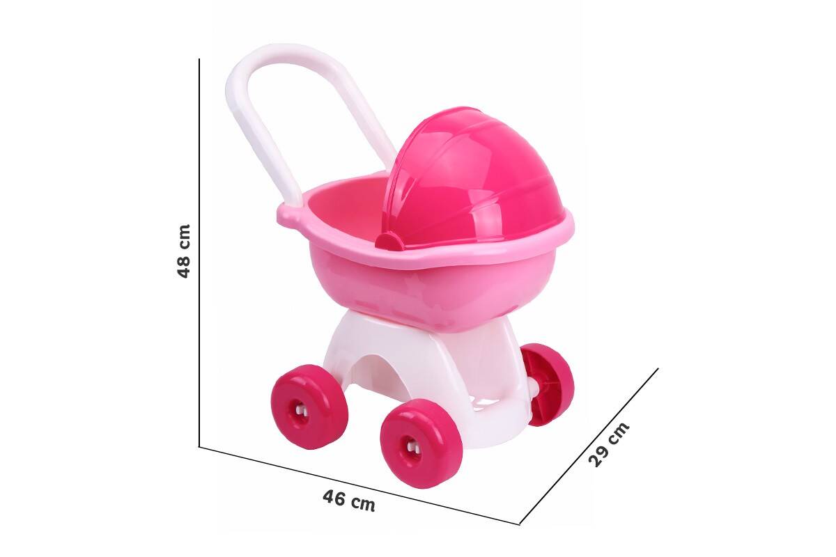 Коляска для кукол пластиковая