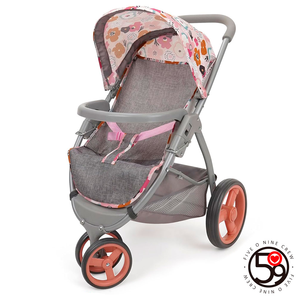 Коляска прогулочная металлическая для кукол