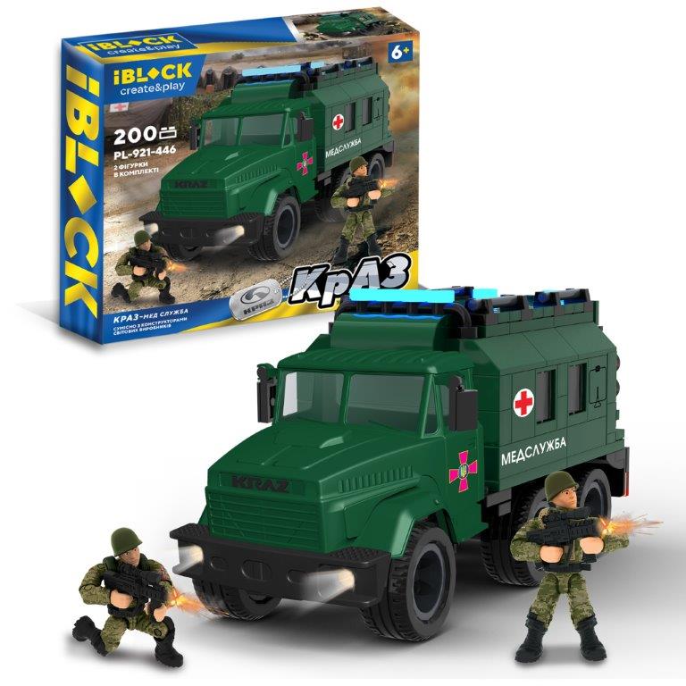 Конструктор 'Армія' військовий КрАЗ Мед служба