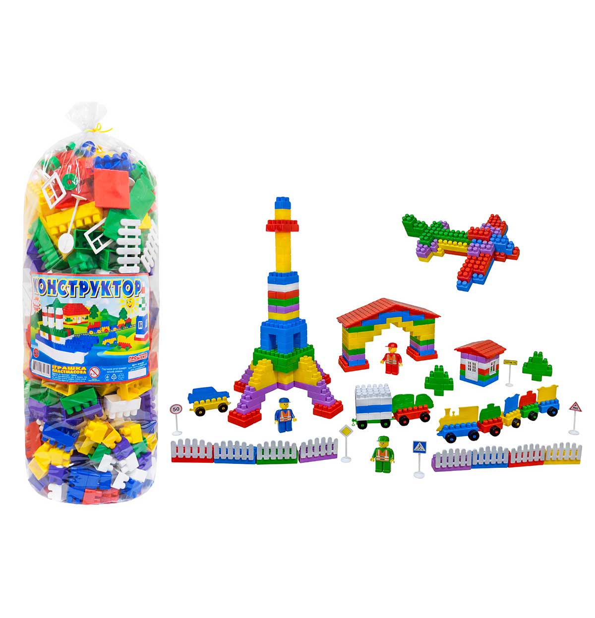 Конструктор дитячий 400 деталей