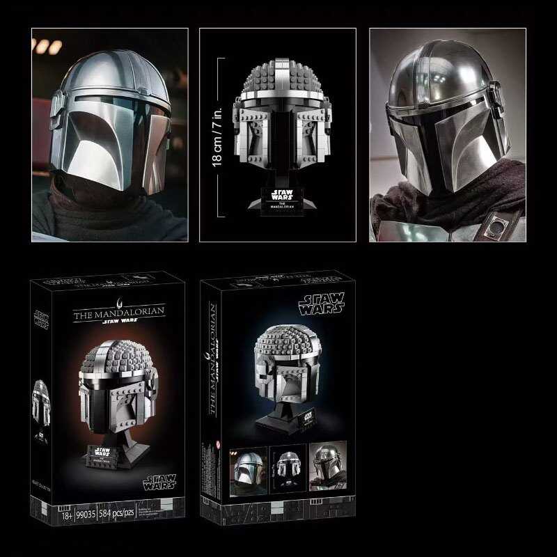 Конструктор голова героя 'The Mandalorian'