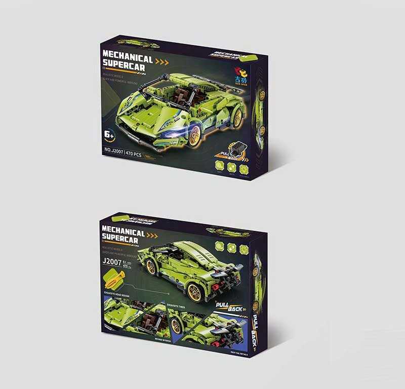 Конструктор гоночная машина 470 деталей