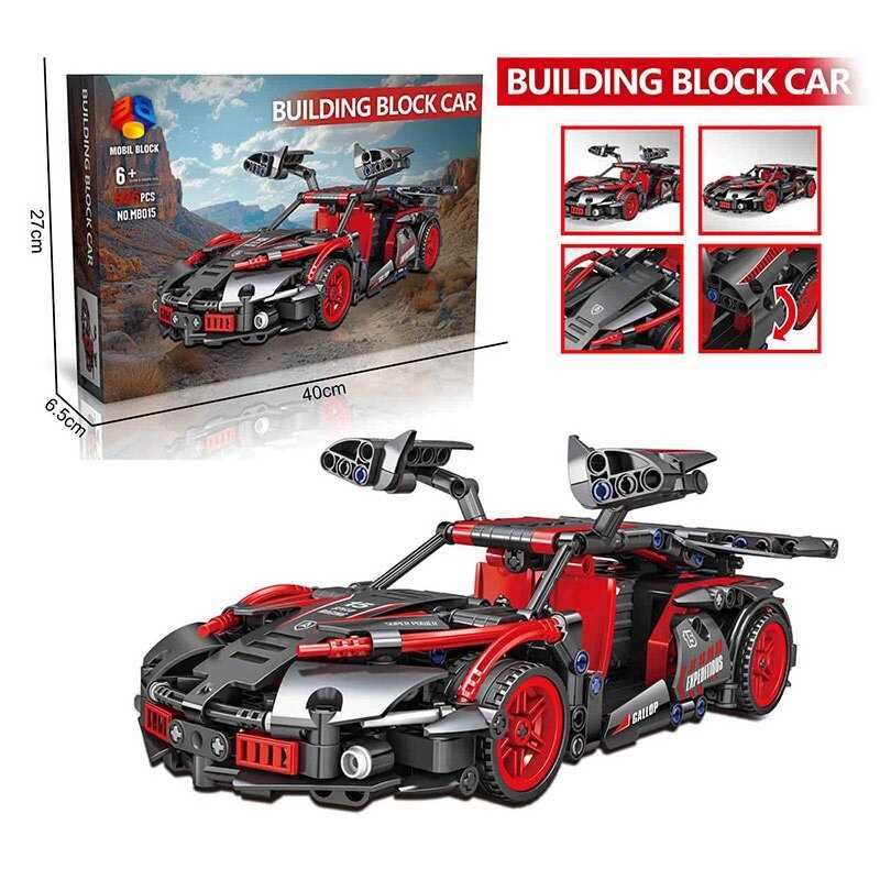 Конструктор машина 'Спорткар' 525 деталей