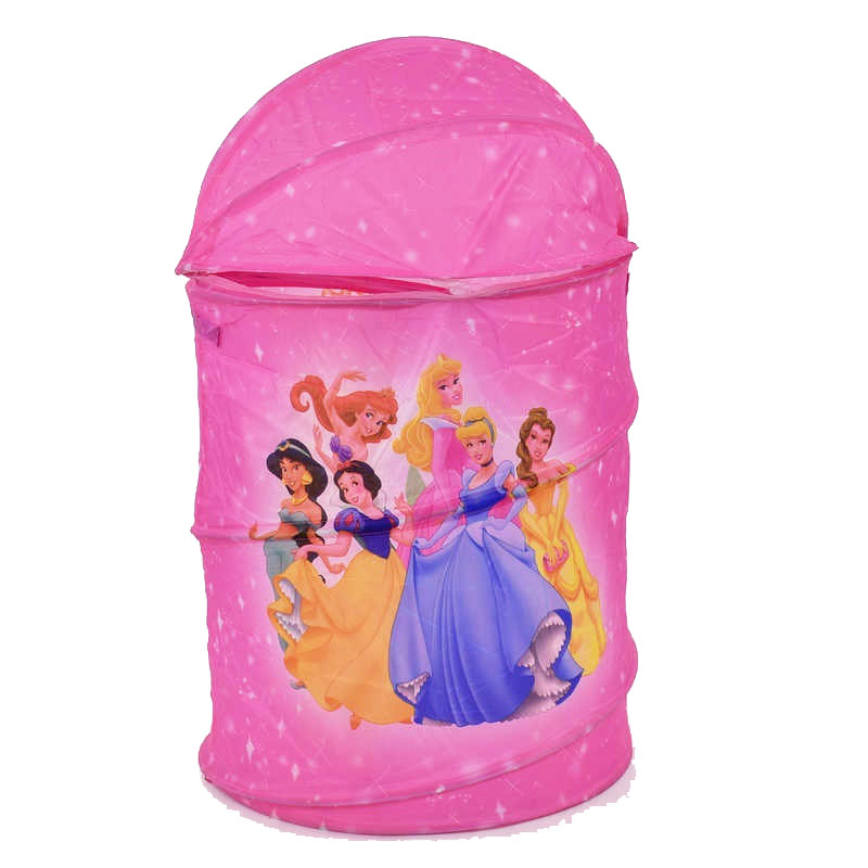 Корзина для игрушек розовая 'Принцессы'