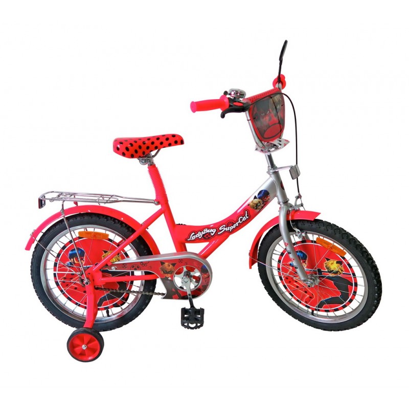 Красный велосипед 'Леди Баг и Супер-Кот'