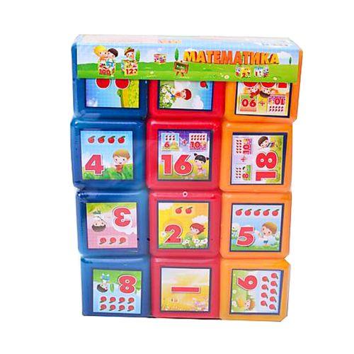Кубики №12 пластиковые 'Математика'