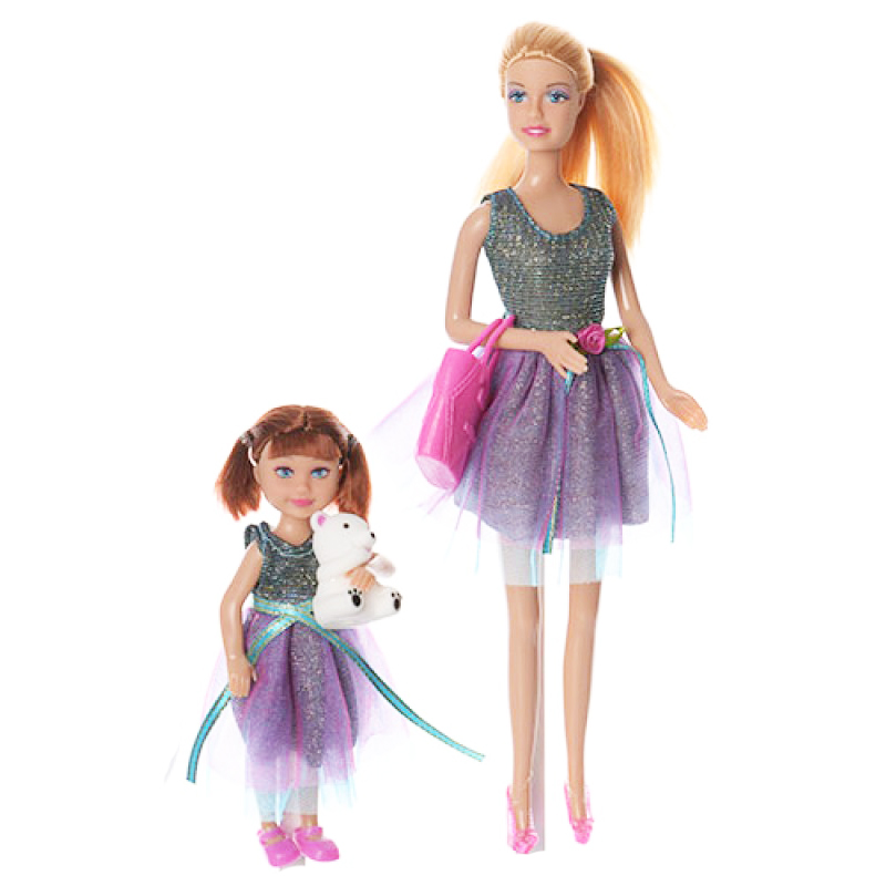 Кукла DEFA с девочкой и аксессуарами