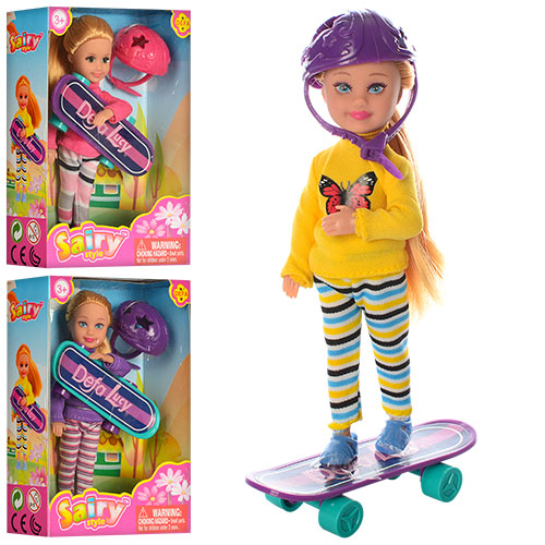 Кукла Defa 'Девочка на скейте'