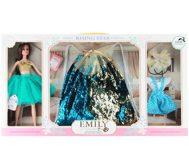 Лялька 'Emily' з сумкою і аксесуарами