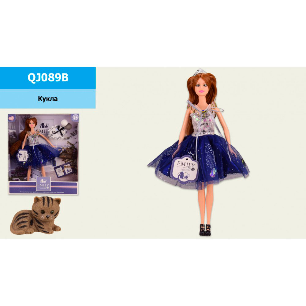 Кукла 'Emily' типа Барби с аксессуарами и котом