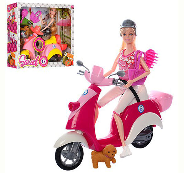 Кукла 'Sariel' со скутером