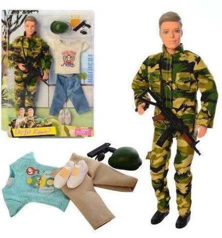 Кукла детская DEFA 'Военный'