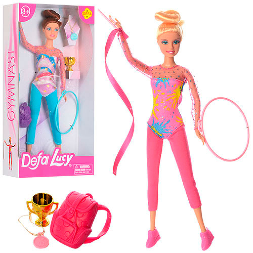 Кукла-гимнастка 'Defa' с аксесуарами