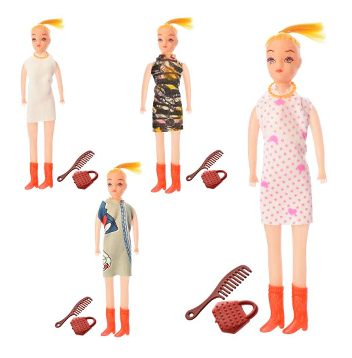 Кукла с аксессуарами 4 вида