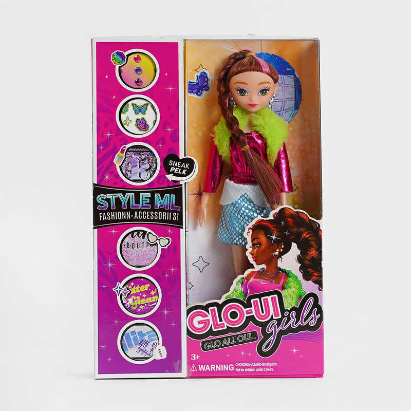 Лялька-модниця 'Glo-ui girls' з косою