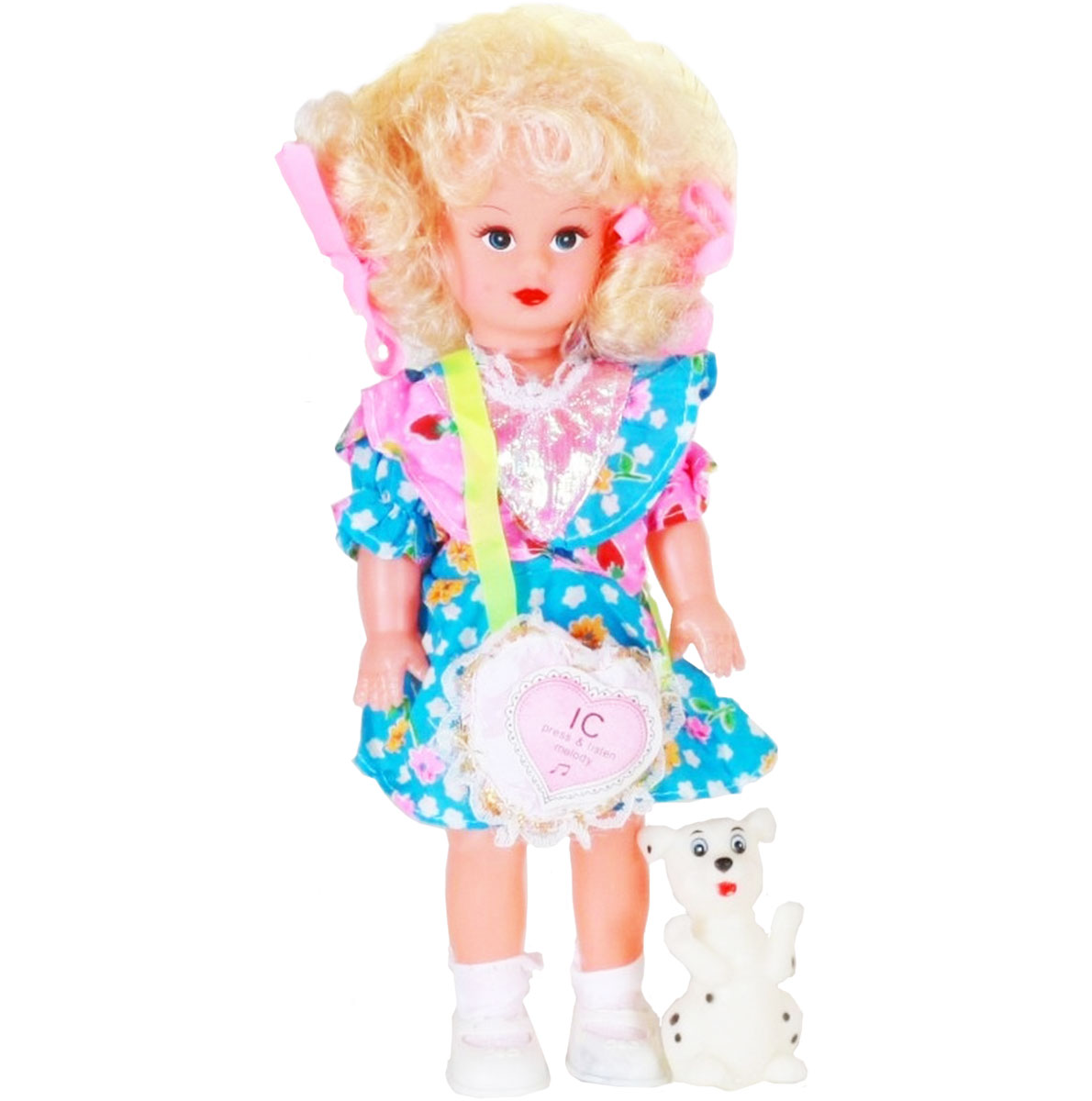 Кукла музыкальная с собачкой 'Lovely doll'