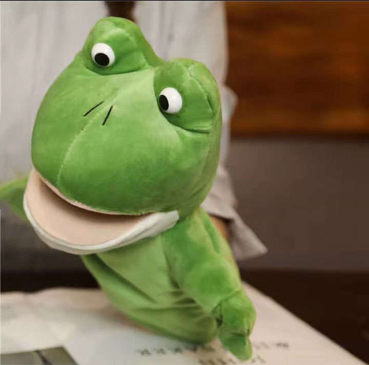 Лялька рукавичка з рухомим ротом 'Жаба'