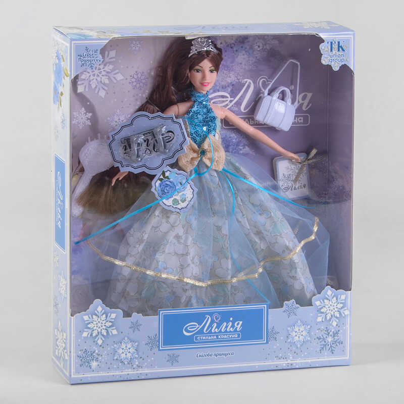 Кукла с длинными волосами 'Снежная принцесса'