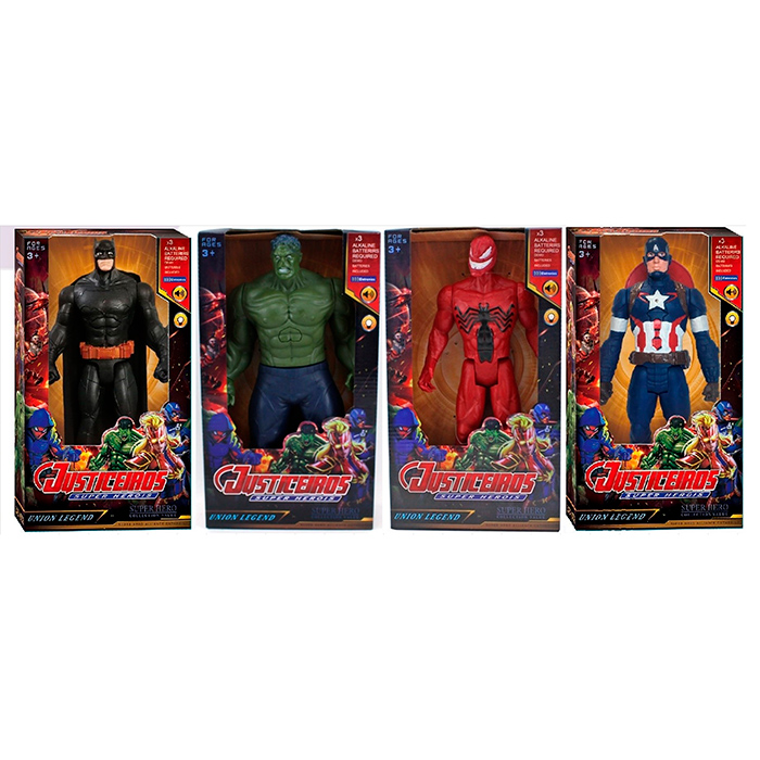 Лялька супергерой з підсвічуванням та звуком