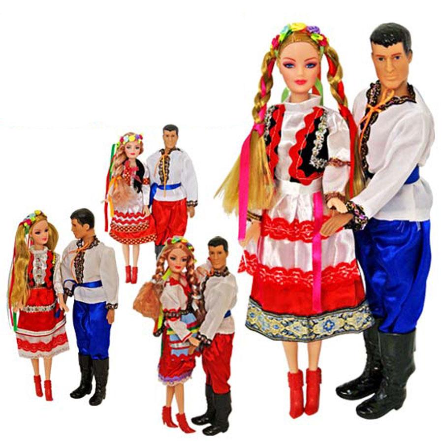 Ляльки в національному Українському одязі 'Оксана та Іван'