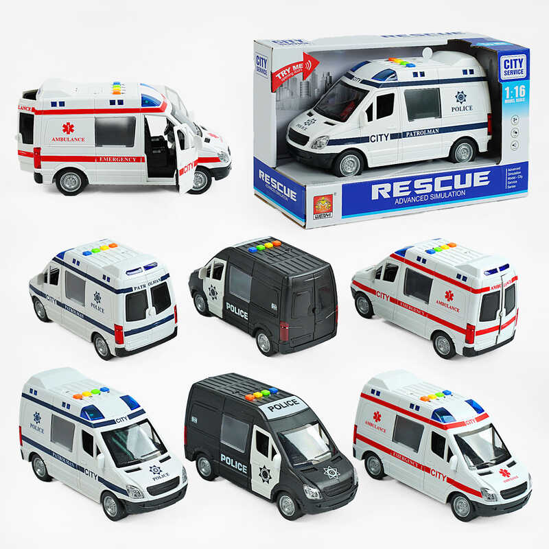 Машина музична 3 види 'Міські служби'