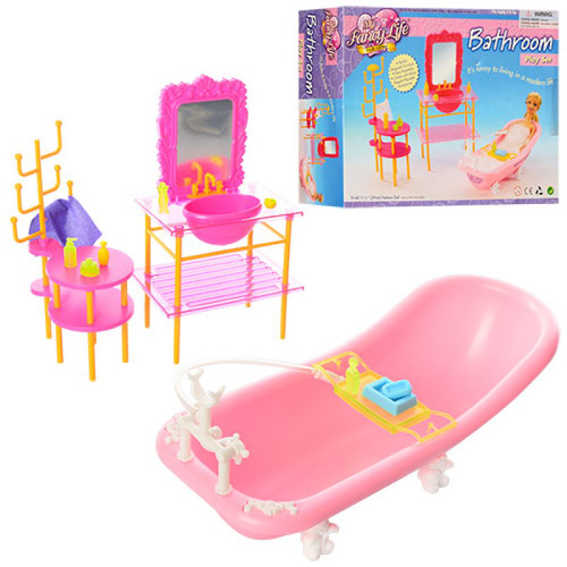 Мебель для кукол 'Ванная комната'