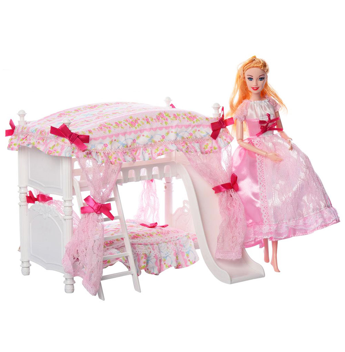 Мебель с куклой 'Спальня'