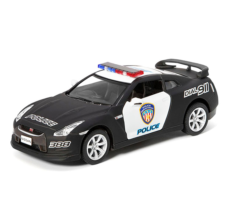 Металева машина 'Kinsmart' 2009 Nissan GT-R R35 (Police)