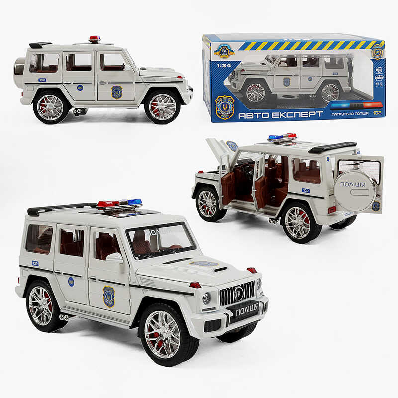 Металева модель позашляховика 'Поліція'