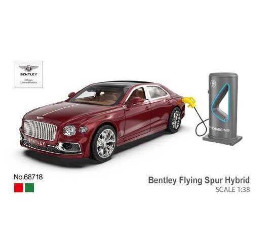 Металева модель машини електромобіль 'Bentley Flying Spur Hybrid'