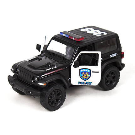 Металлическая модель полицейского джипа Jeep Wrangler