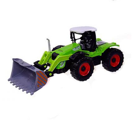 Металева модель трактора з ковшем (4 види)