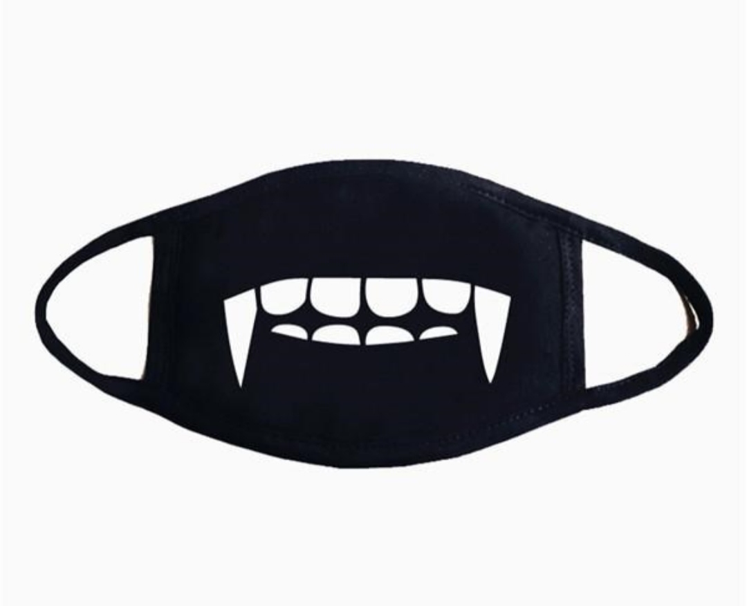 Багаторазова маска для обличая 'Оскал'