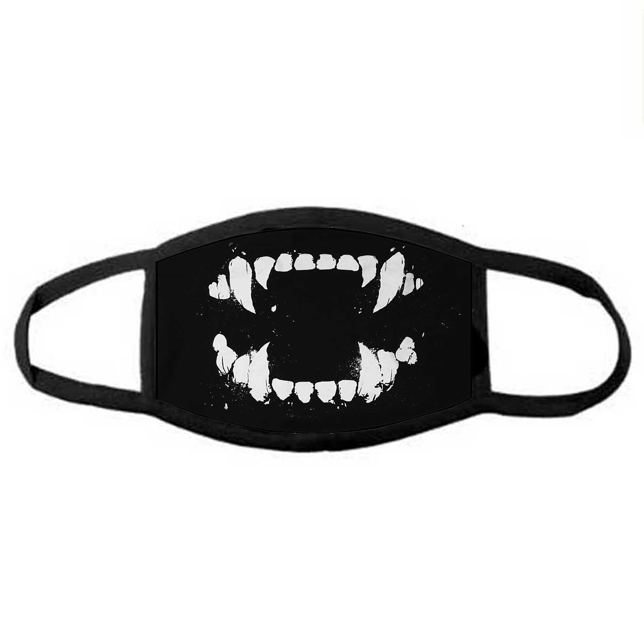 Багаторазова захисна маска для обличчя 'Зуби вампіра'