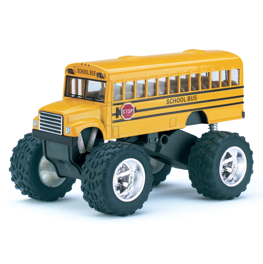 Модель автобуса 'Kinsfun' School Bus Big Wheel