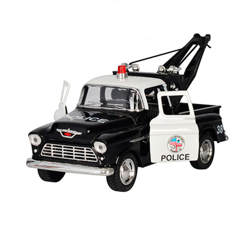 Модель ретро поліцейської машини-евакуатора Chevy Stepside Pick-up (Police)
