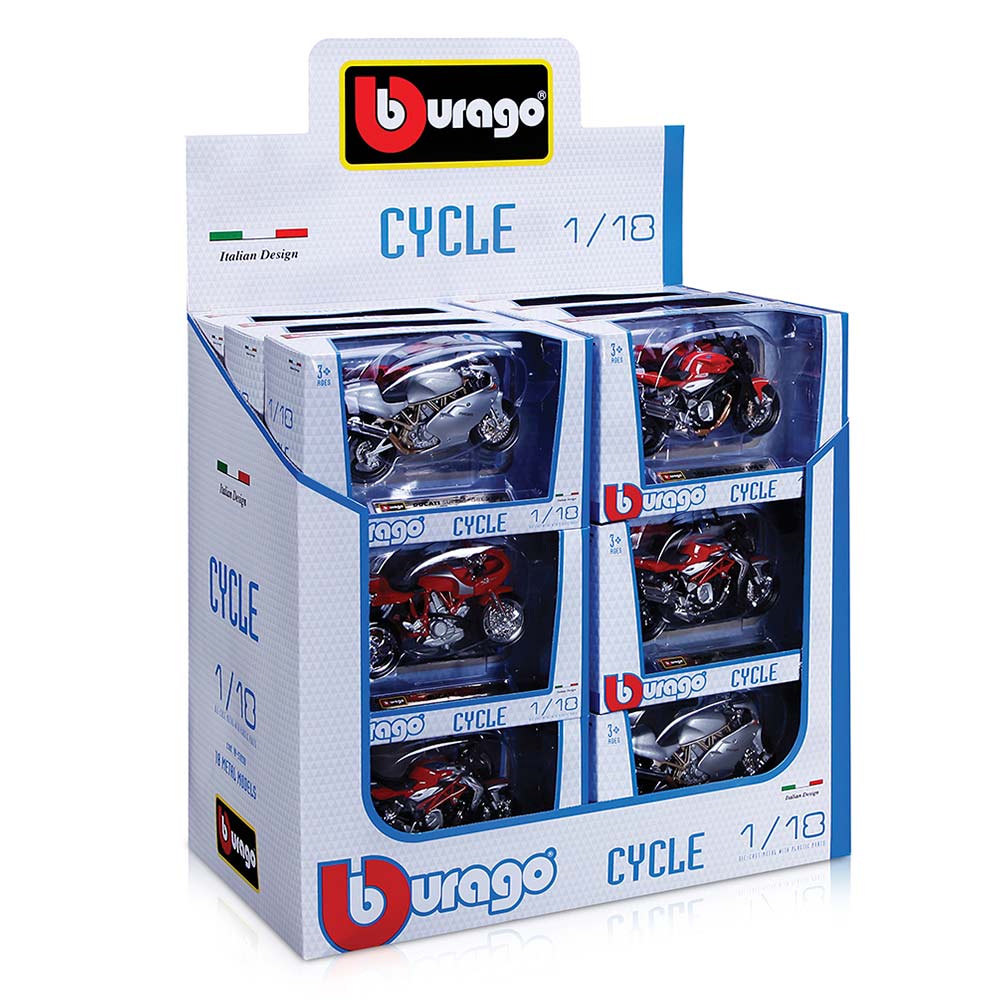 Моделі мотоциклів 'Burago' 1:18