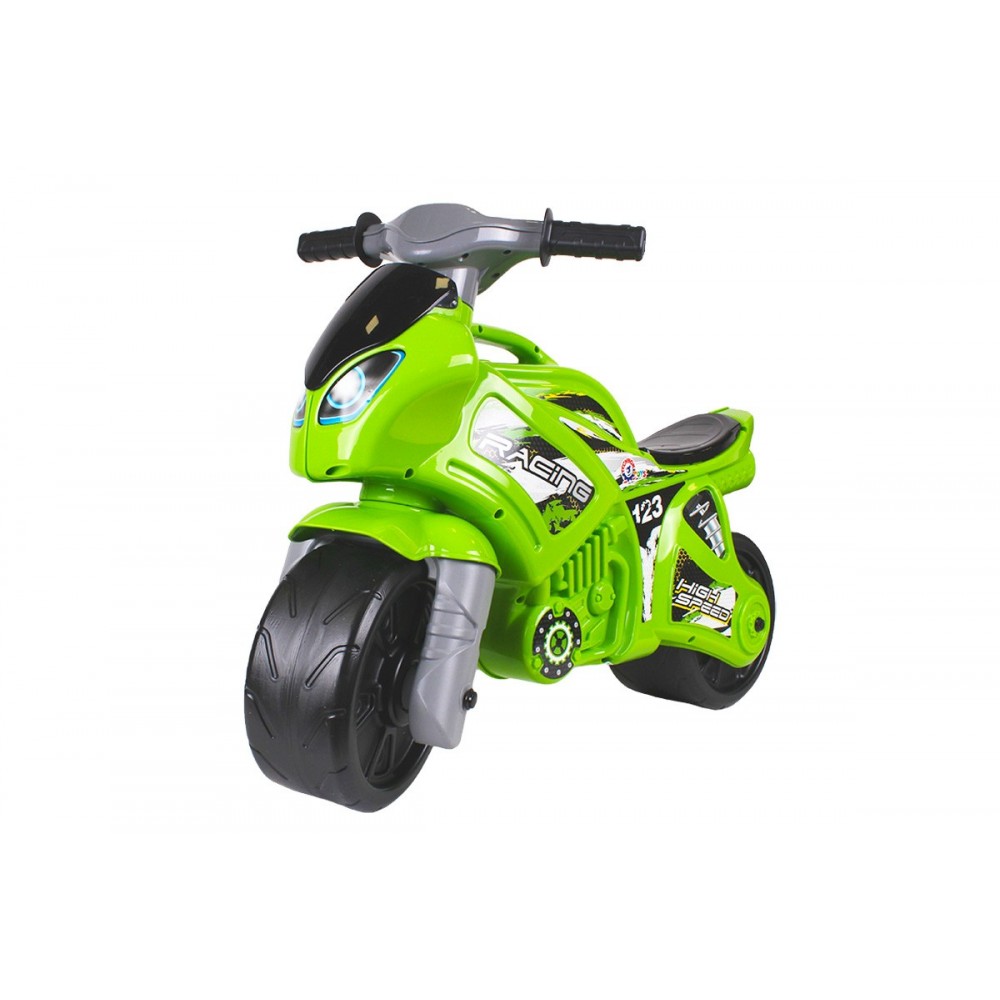 Мотоцикл беговел детский 'Зеленый'