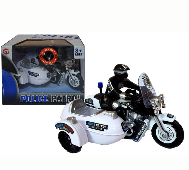 Мотоцикл с коляской полицейский