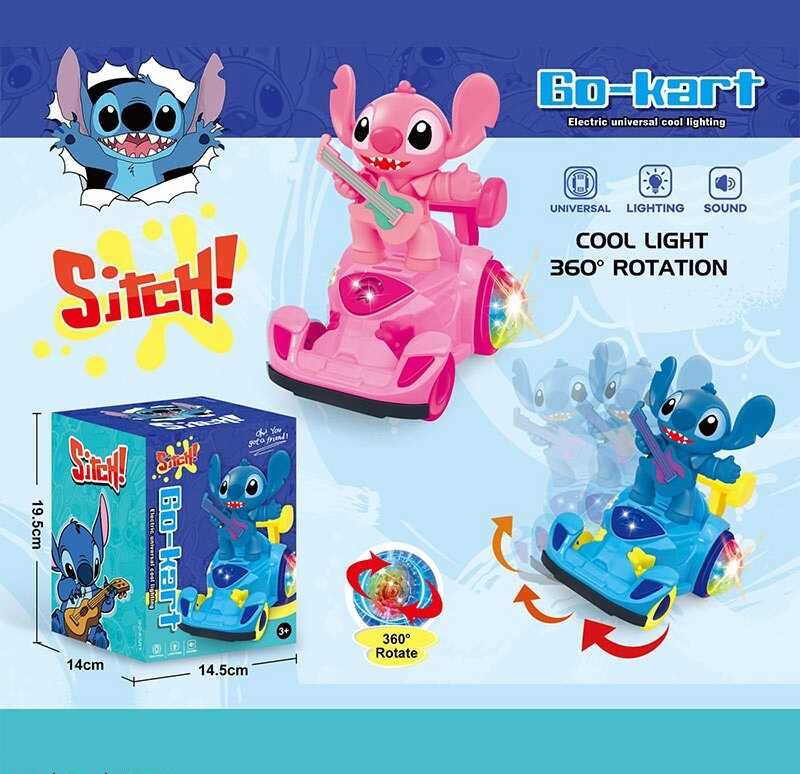 Музыкальная игрушка Стич на машине
