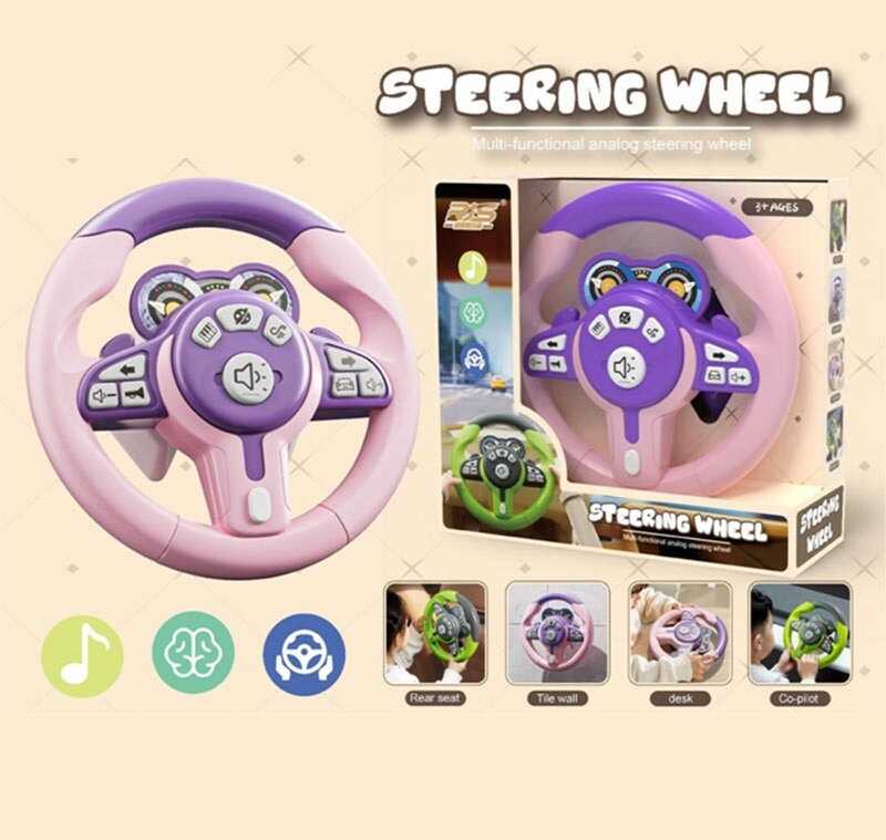 Музичне кермо на батарейках з присоскою