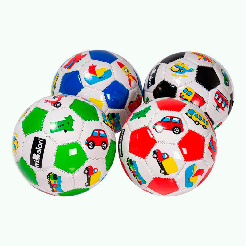 Мяч детский для игры в футбол расцветки 'Транспорт'